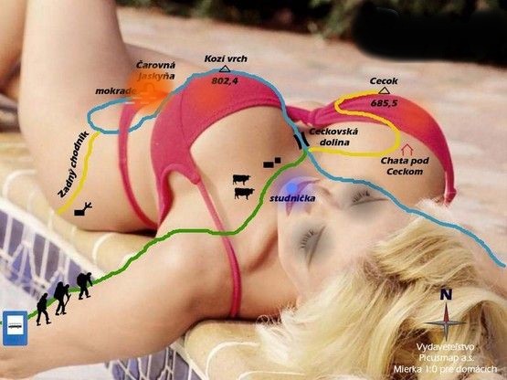 Mapa ženského tela